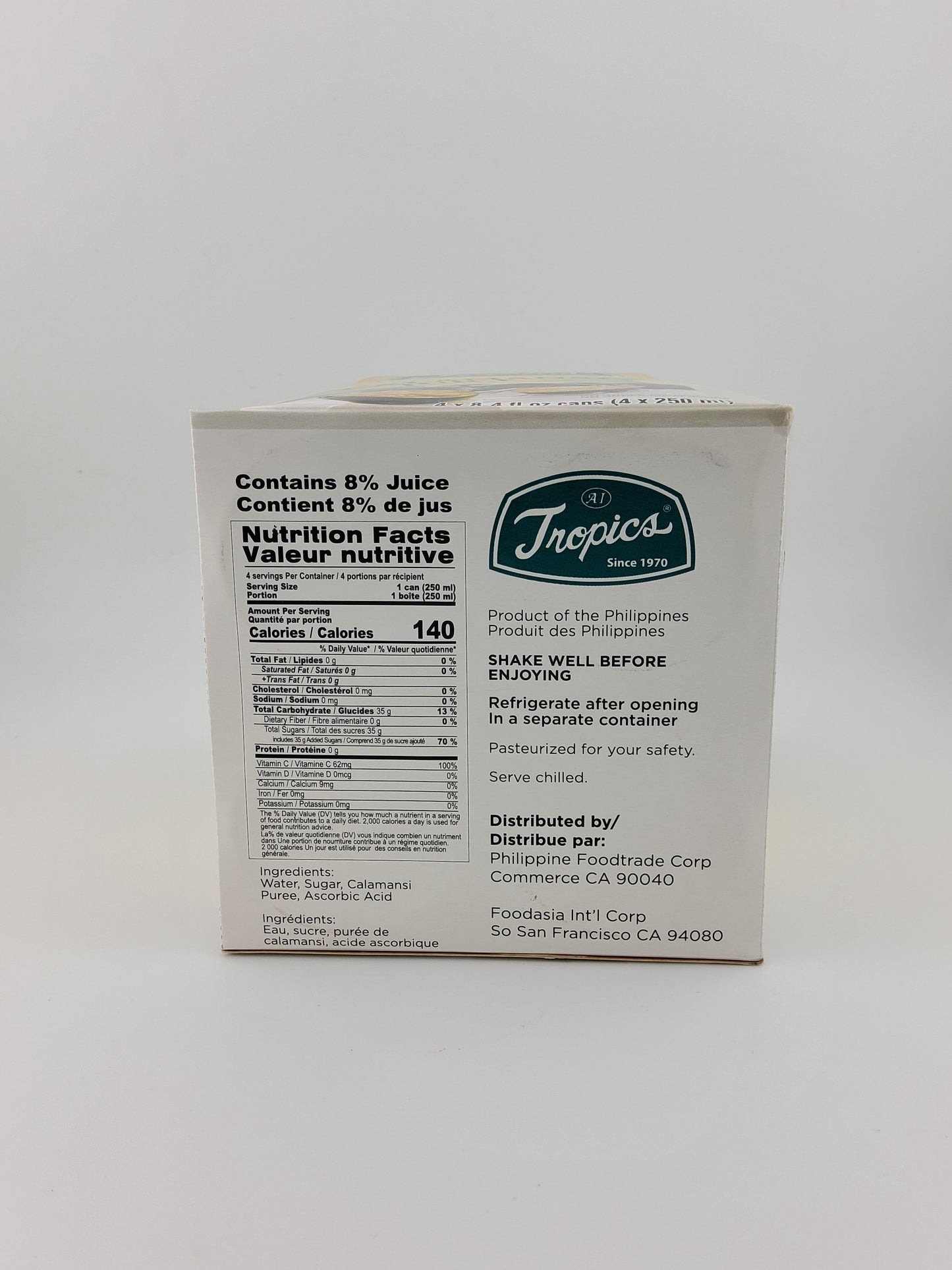 Tropics Calamansi 8.4 oz 4 PK
