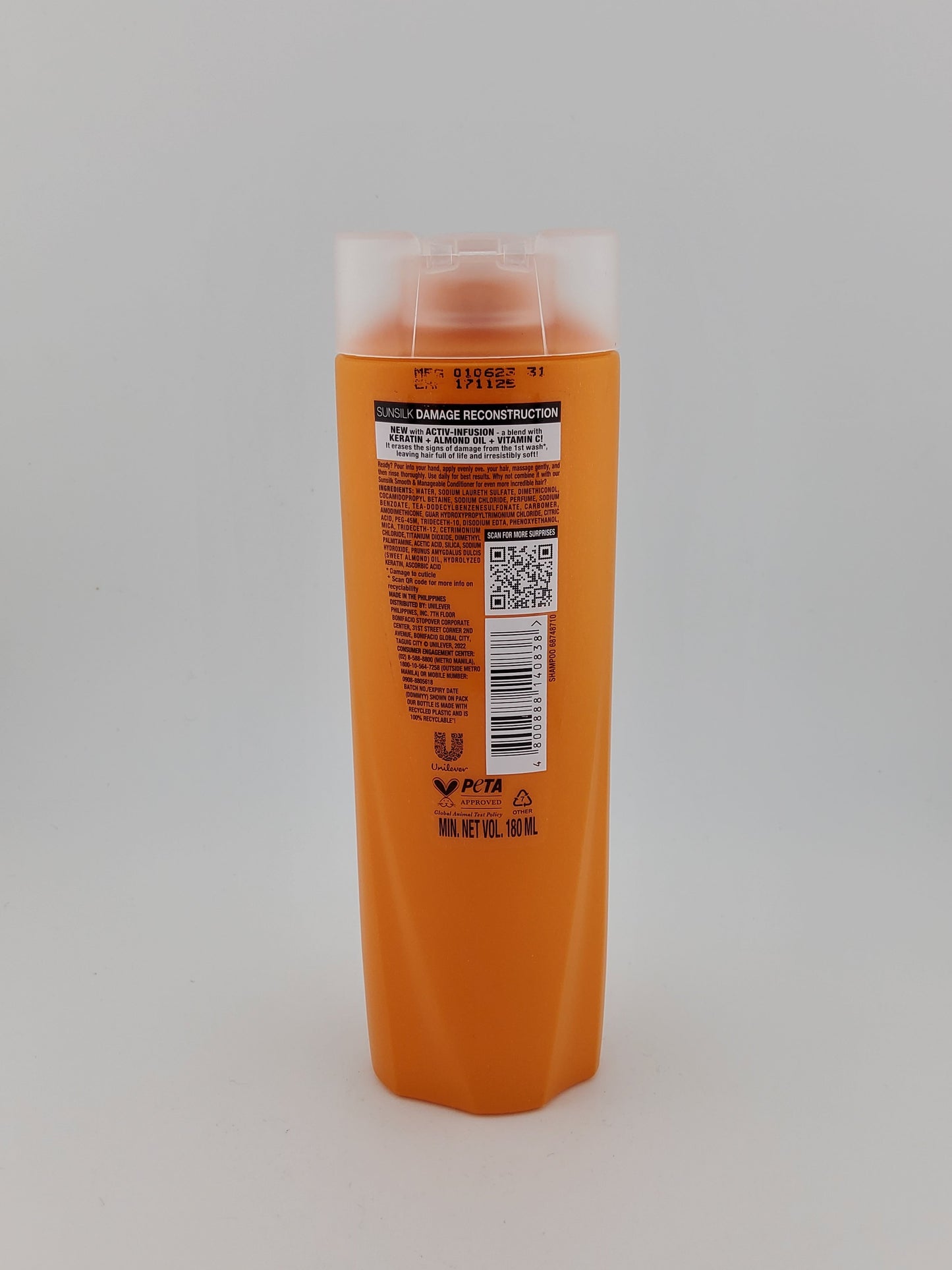 Sunsilk Shampoo Orange 180ml