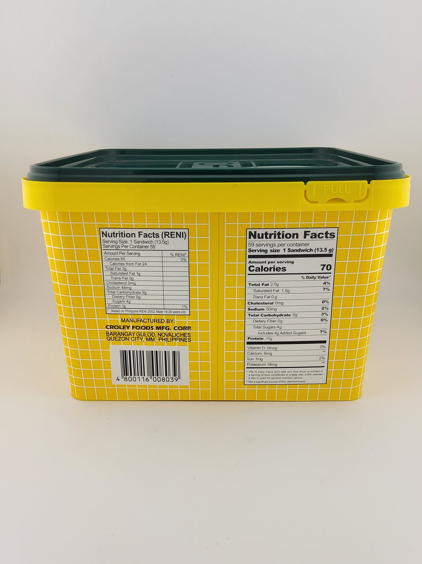 Sunflower Crackers Mango TUB