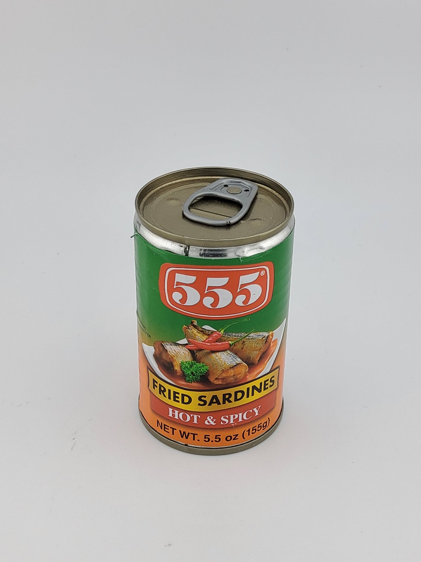 555 Sardines Hot & Spicy 5.5oz