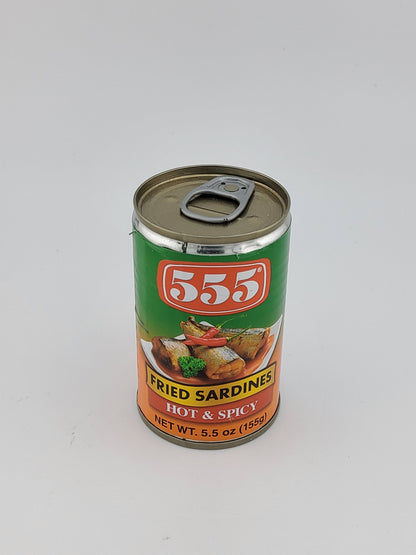 555 Sardines Hot & Spicy 5.5oz