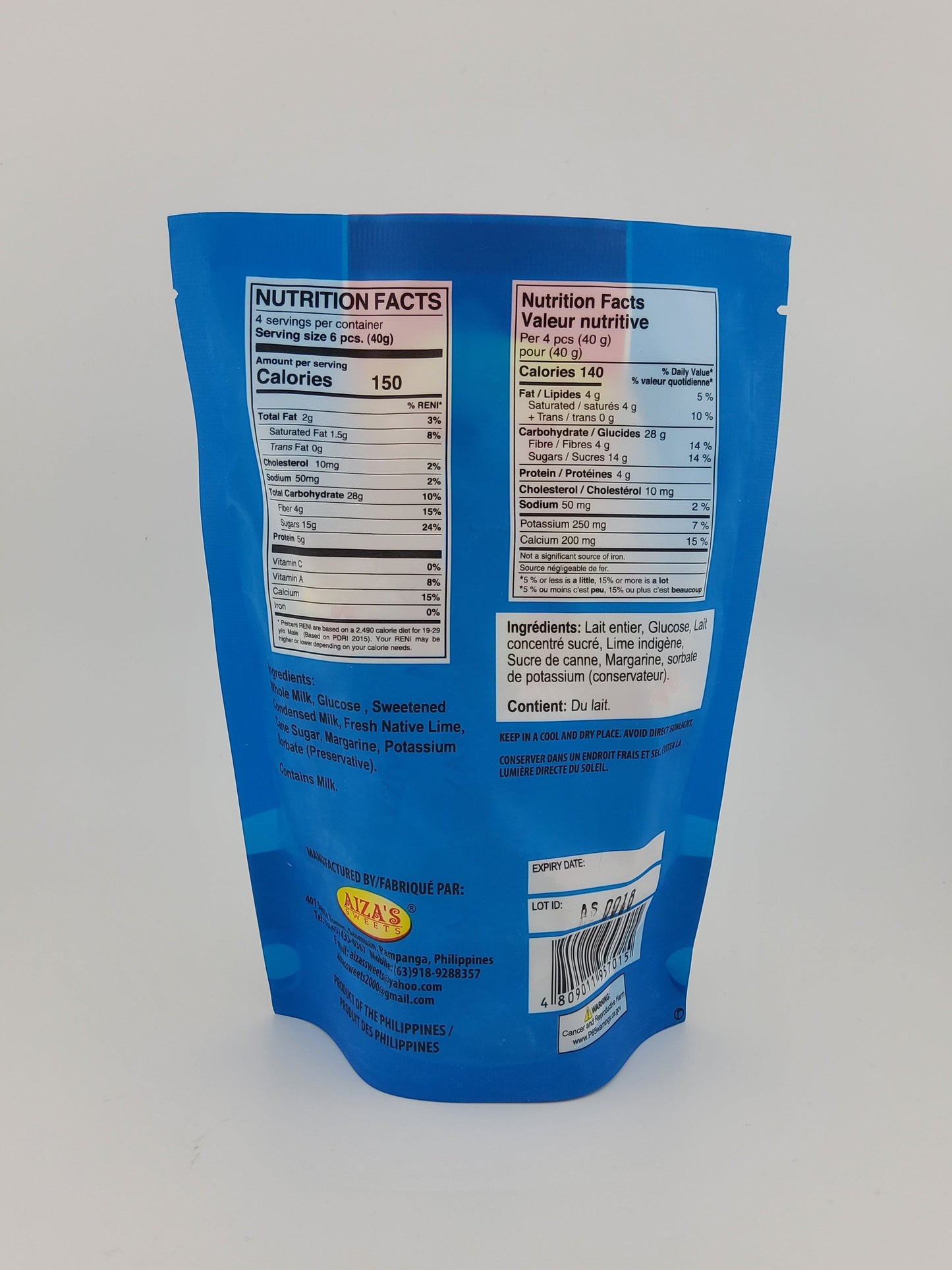 Aiza's Sweets Pastillas de Leche 4.72 oz