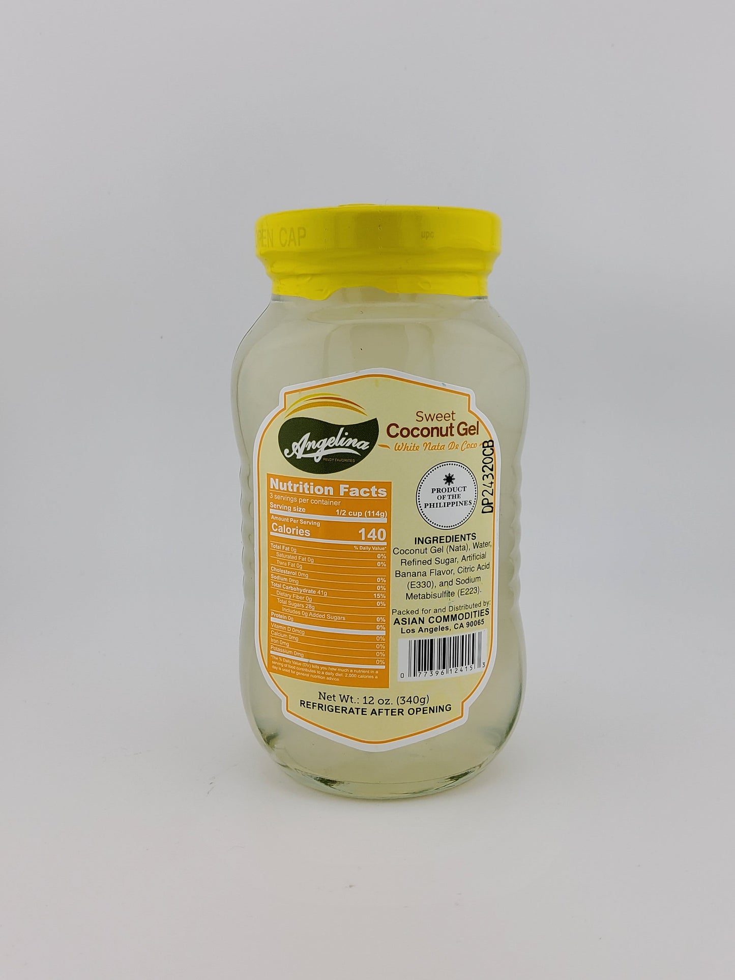 Angelina Coco Gel - White 12oz