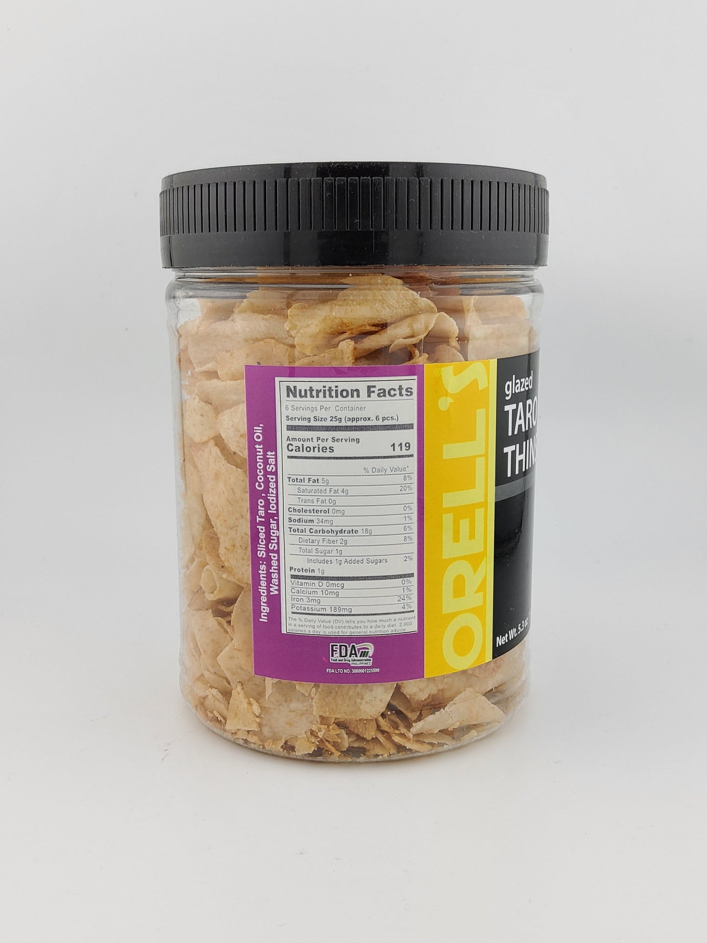 Orell's Taro Thins 5.3 oz