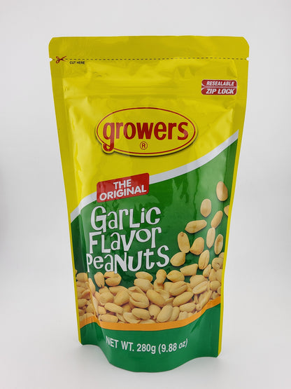 Growers Peanuts Garlic 9.88oz