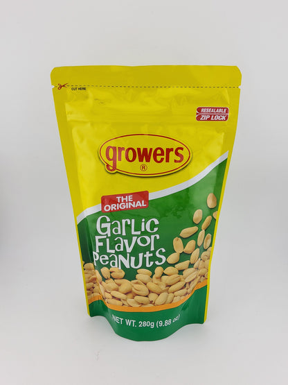 Growers Peanuts Garlic 9.88oz