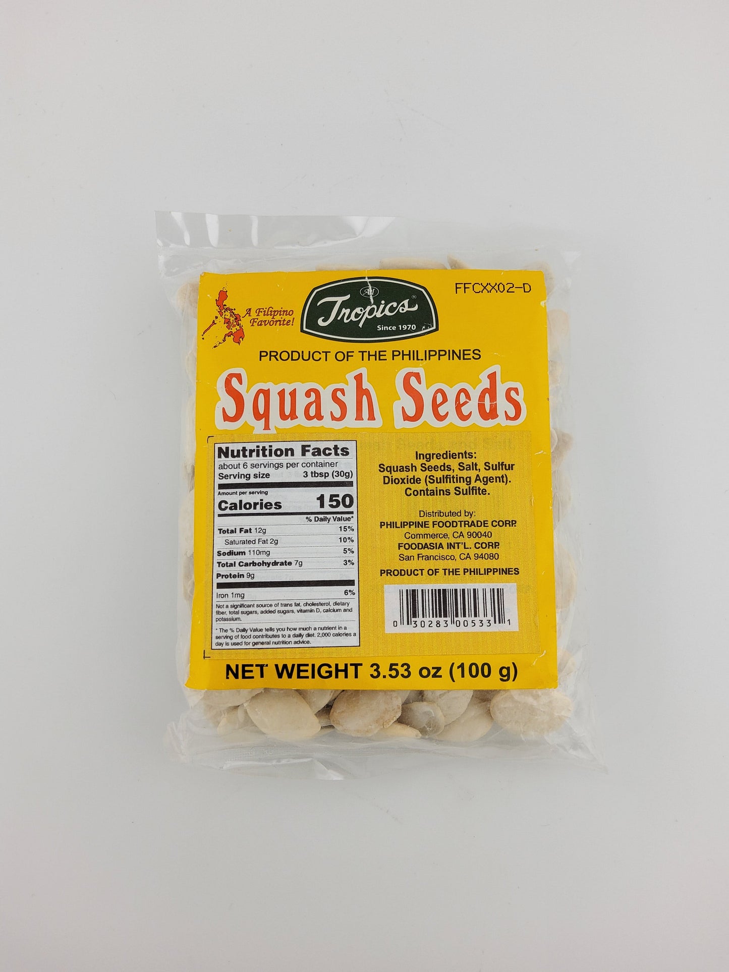 Tropics Squash Seeds 3.53 oz