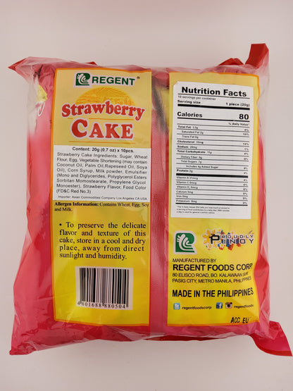 Regent Strawberry Cake 200g