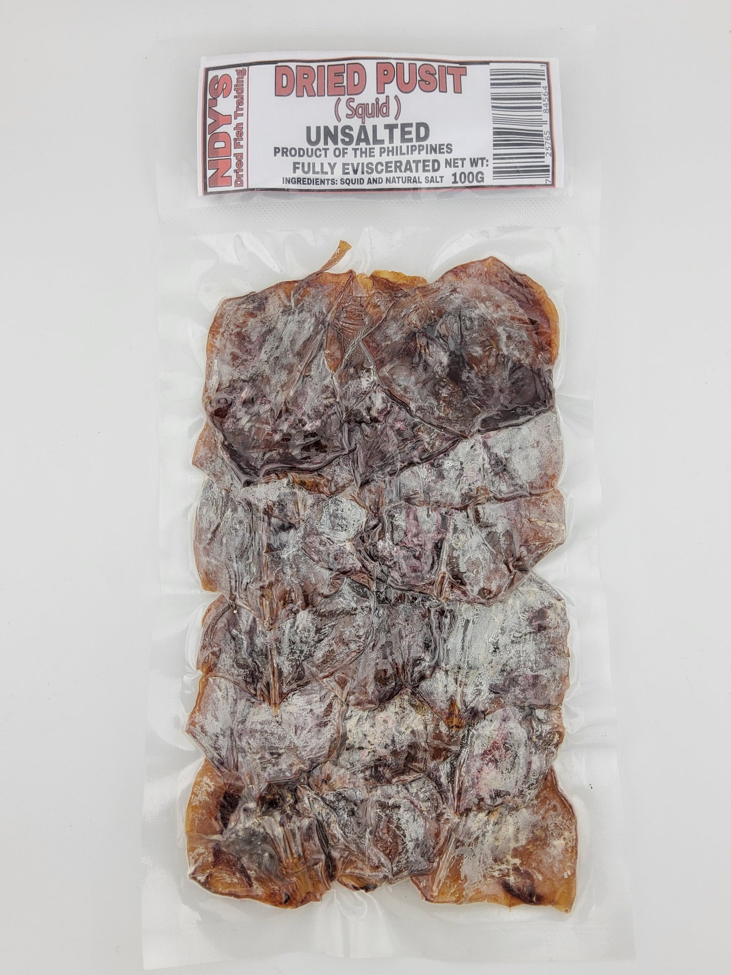 NDY's Dried Pusit (Squid) Unsalted 100 g