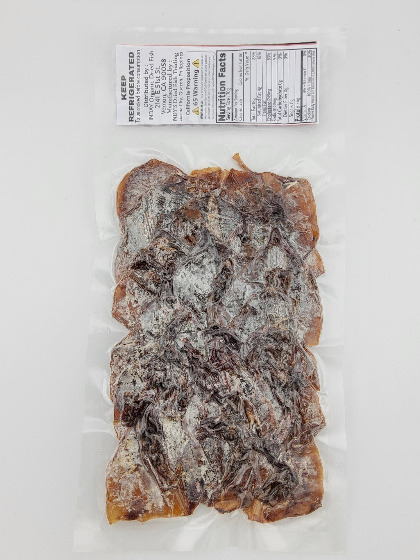 NDY's Dried Pusit (Squid) Unsalted 100 g