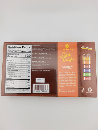 Goldilocks SD Polvoron Cashew