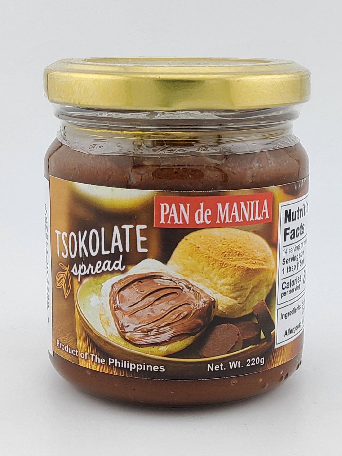 Pan de Manila Tsokolate 220 g