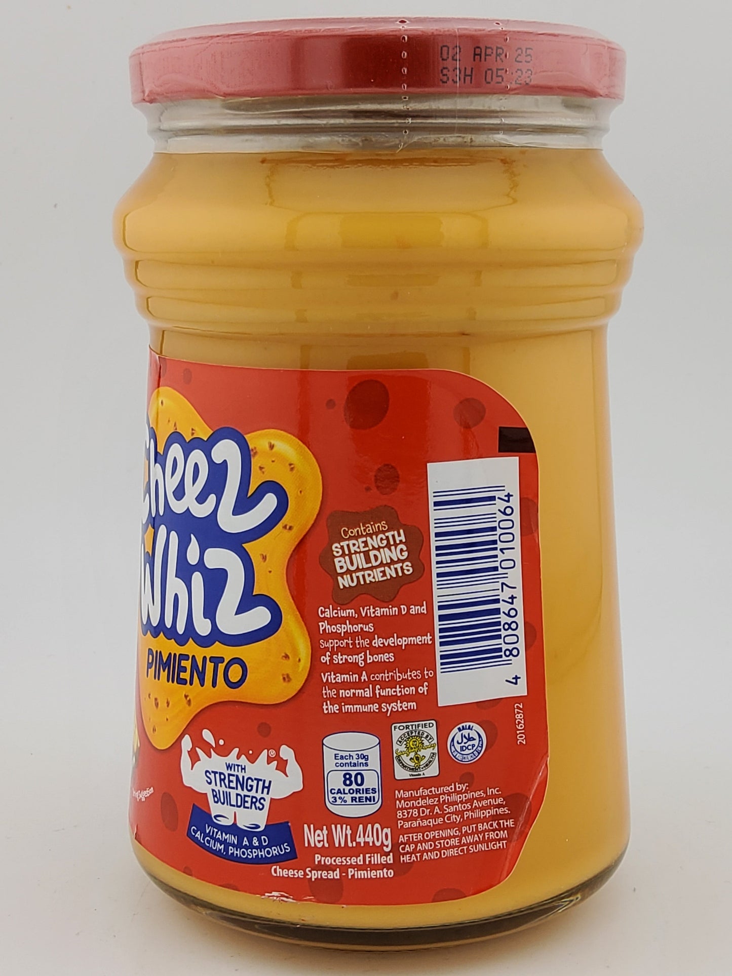 Kraft Cheez Whiz Pimiento 450g