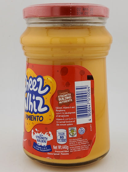 Kraft Cheez Whiz Pimiento 450g