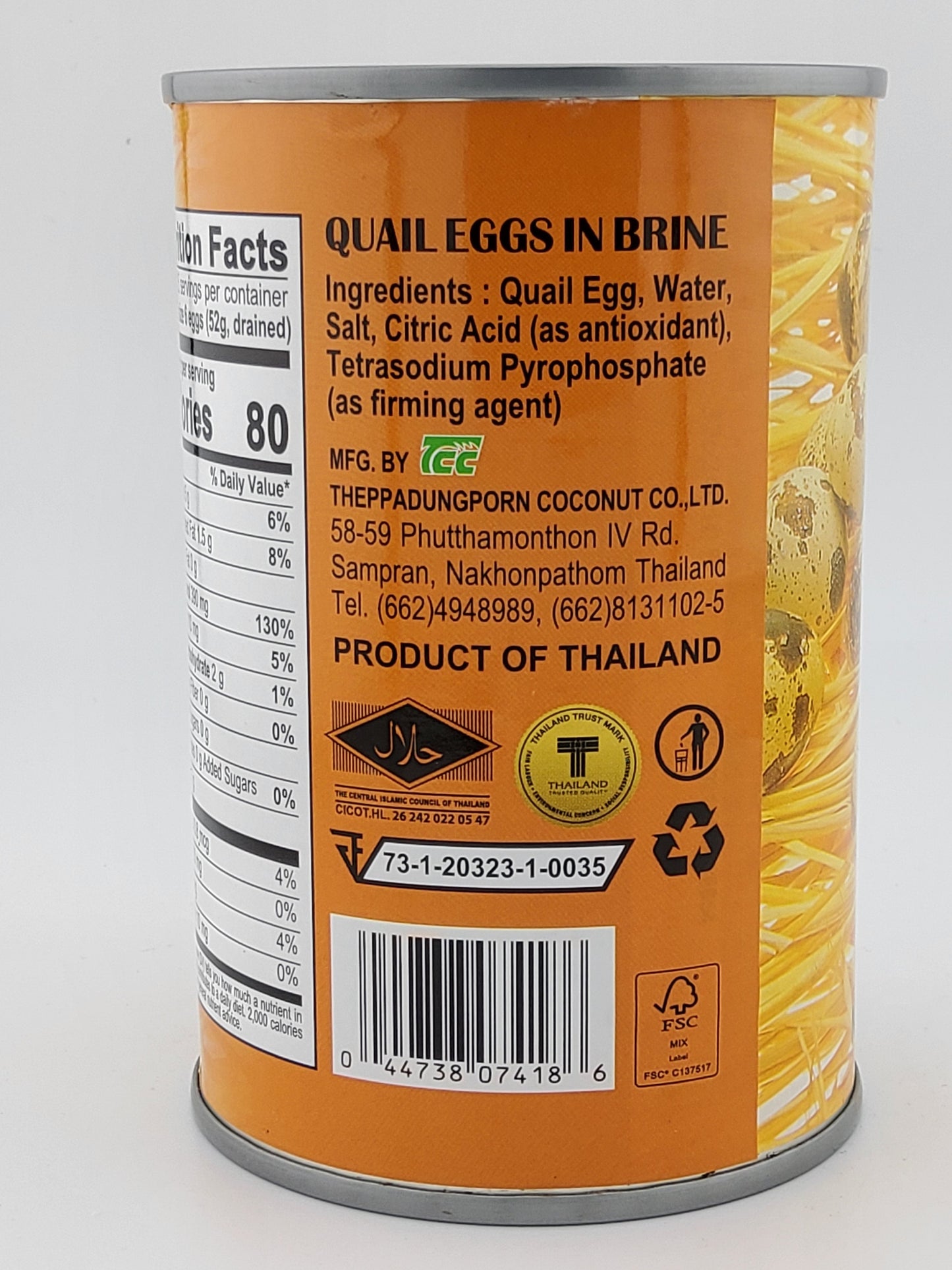Chaokoh Quail Eggs 12 oz
