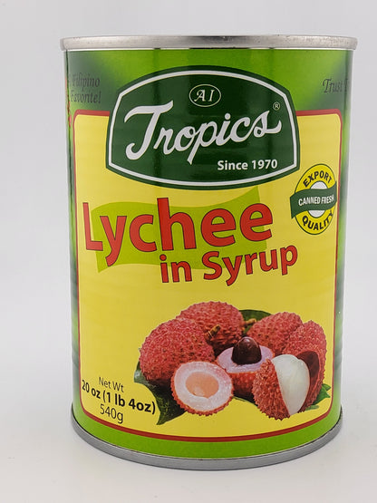 Tropics Lychee in Syrup 20 oz