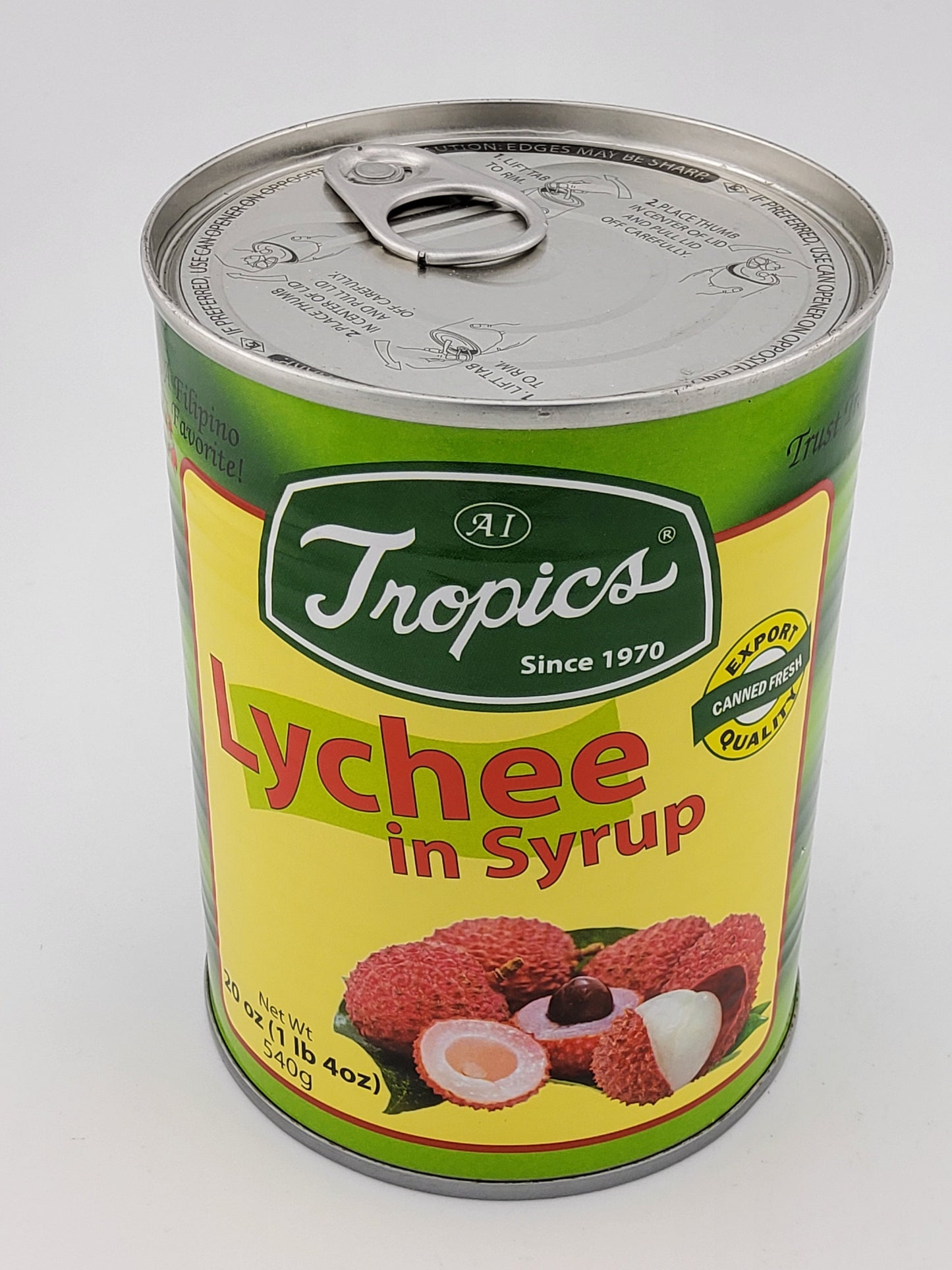 Tropics Lychee in Syrup 20 oz