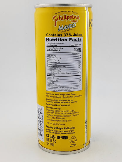 Philippine Mango Juice Nectar