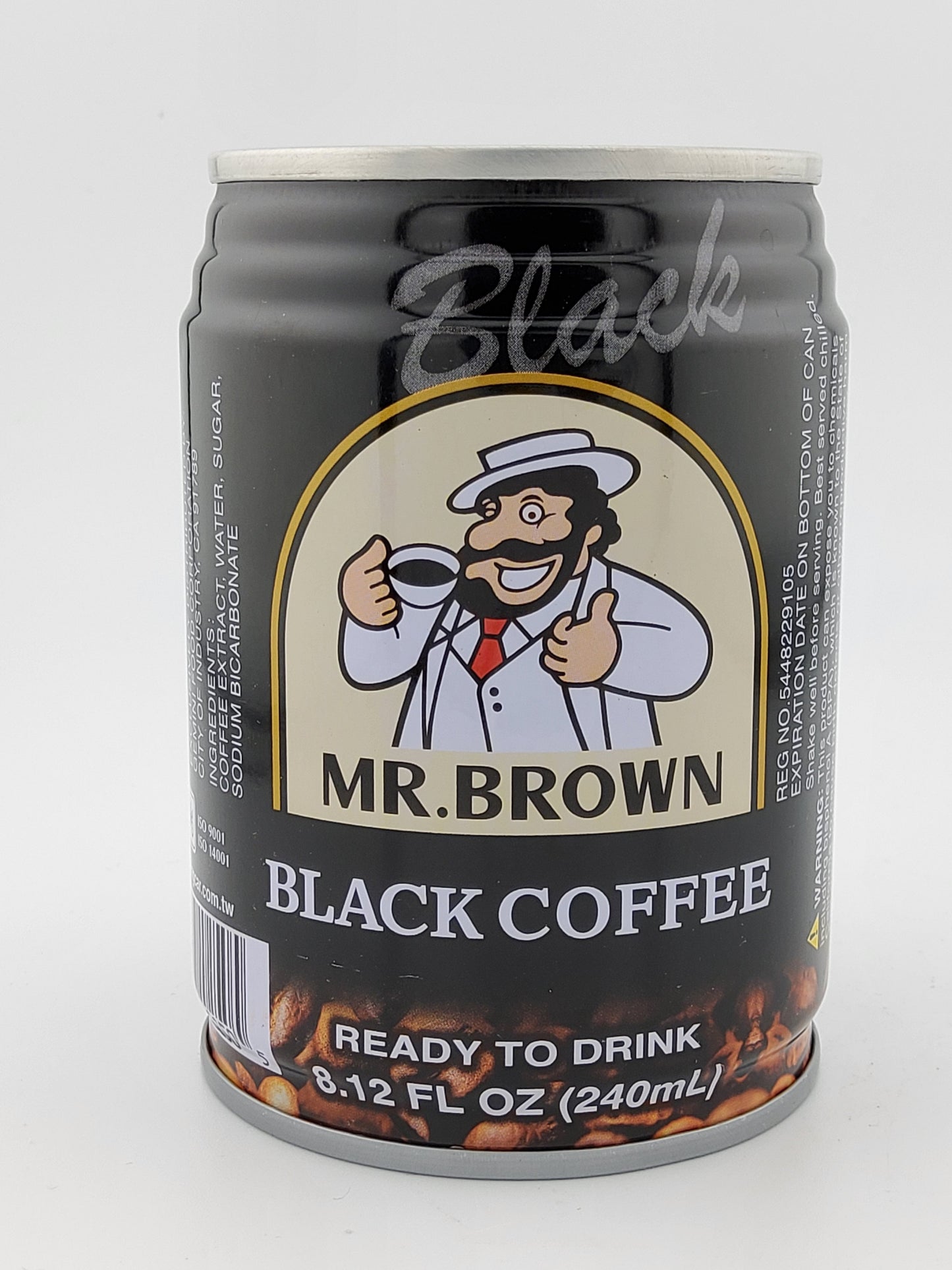 Mr Brown Black Coffee 240 mL | 8.12 fl oz