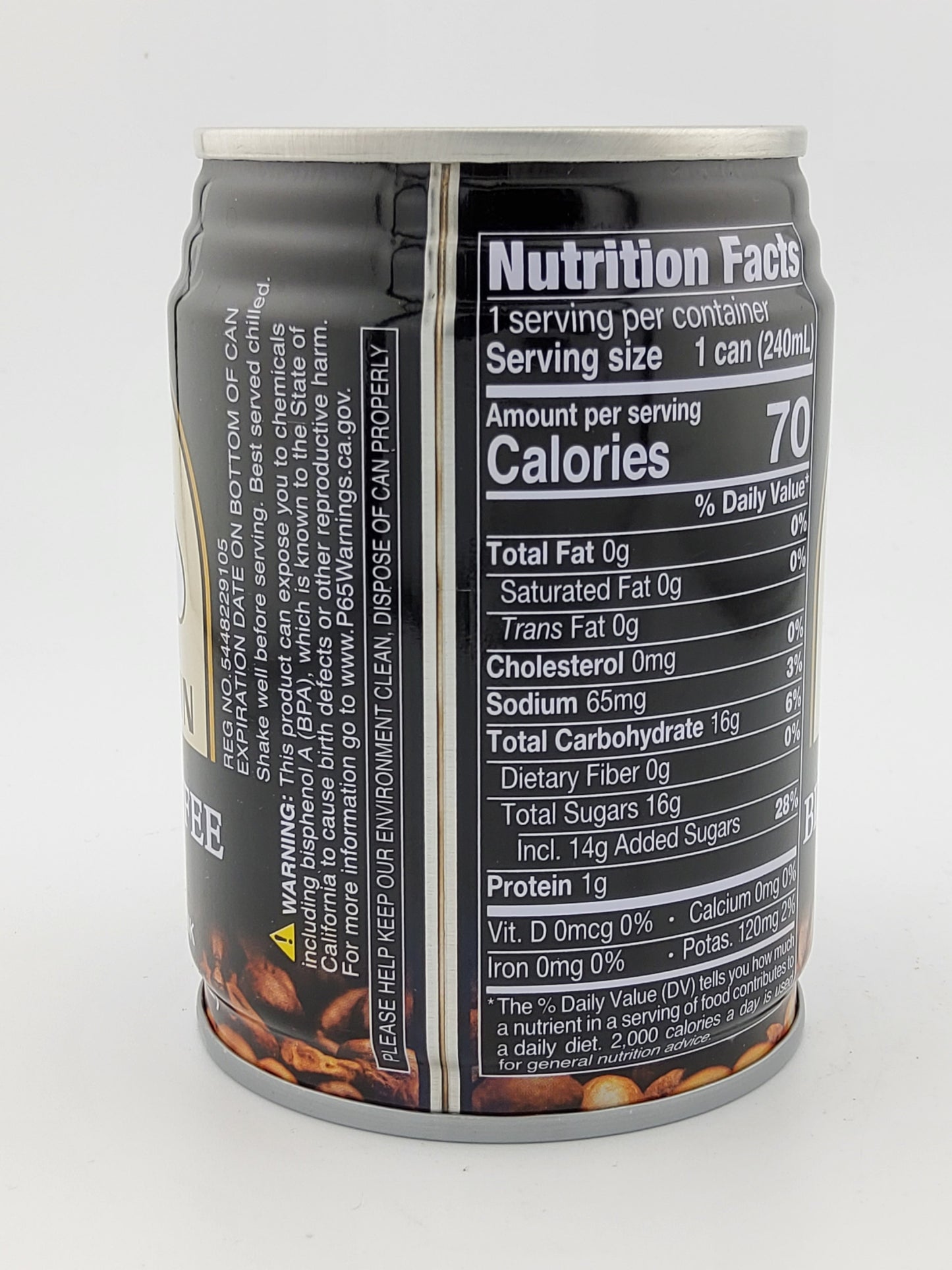 Mr Brown Black Coffee 240 mL | 8.12 fl oz