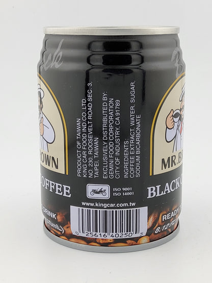 Mr Brown Black Coffee 240 mL | 8.12 fl oz