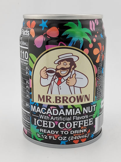 Mr Brown Macadamia Nut 8.12 oz
