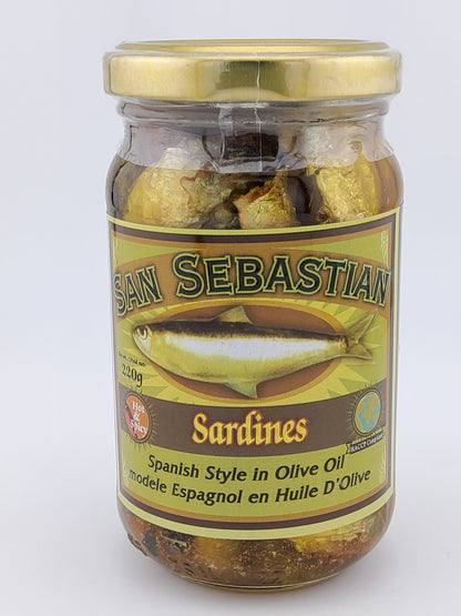 San Sebastian Sardines Olive Oil H&S 8 oz