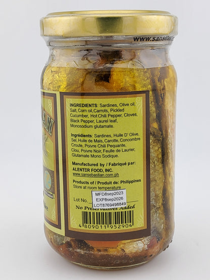 San Sebastian Sardines Olive Oil H&S 8 oz
