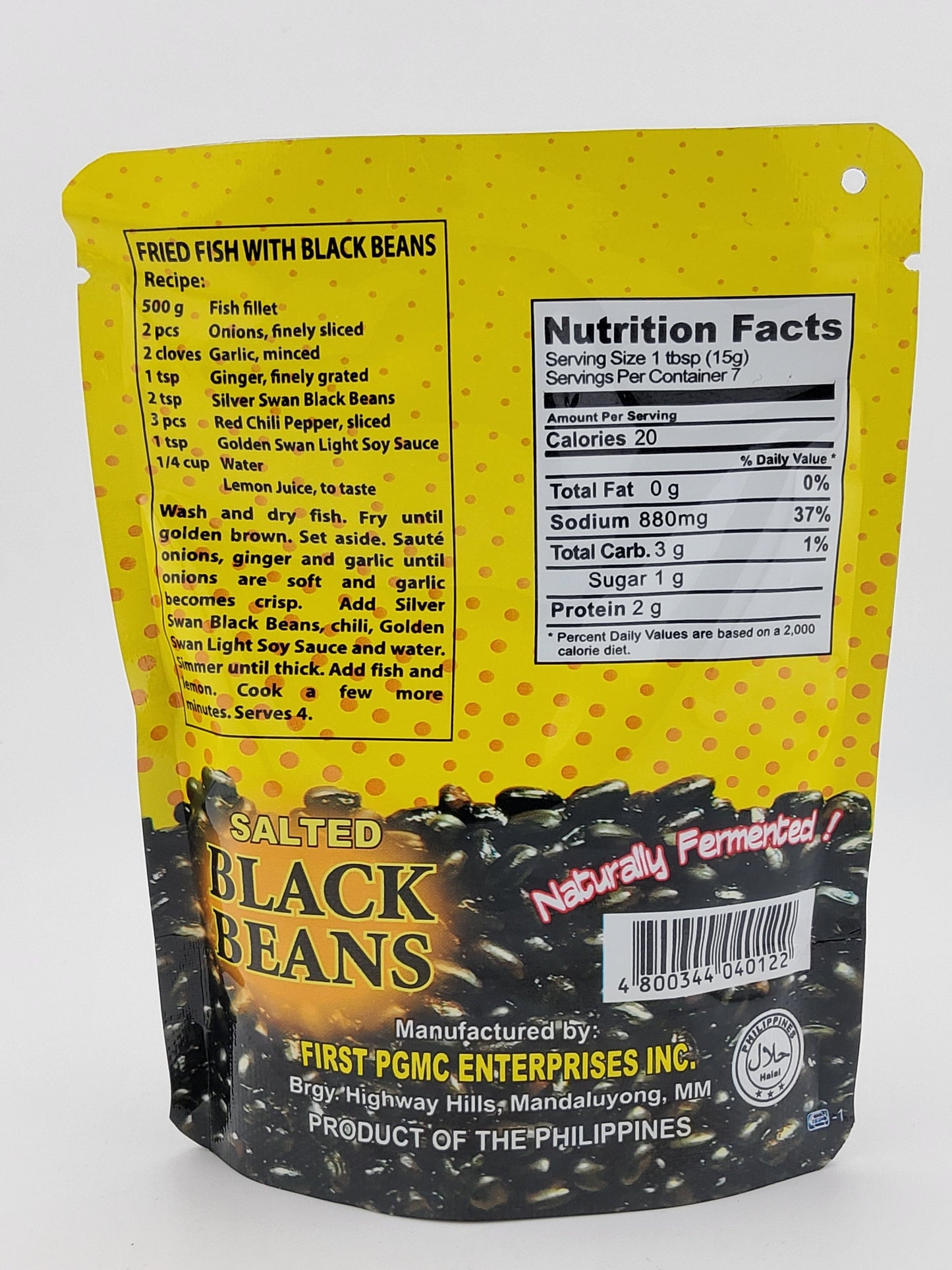 Silver Swan Black Beans 3.53oz