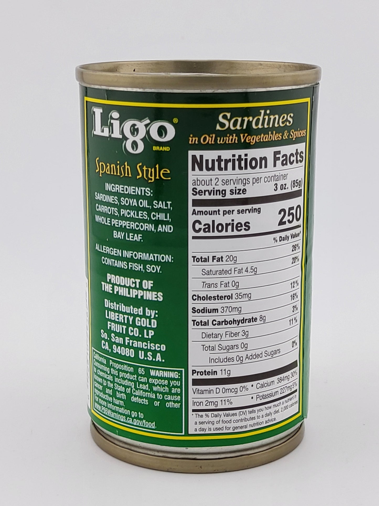 Ligo Sardines Spanish 5.5 oz