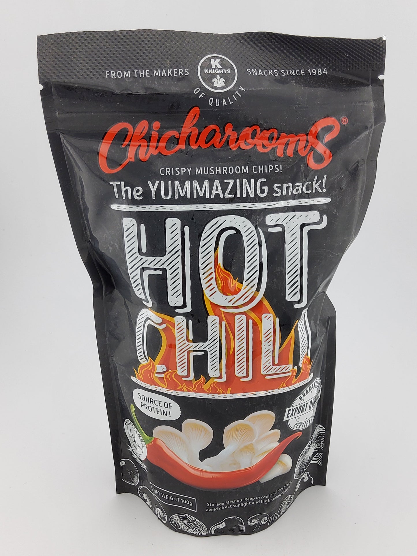 Chicharooms Mushroom Chip Spcy