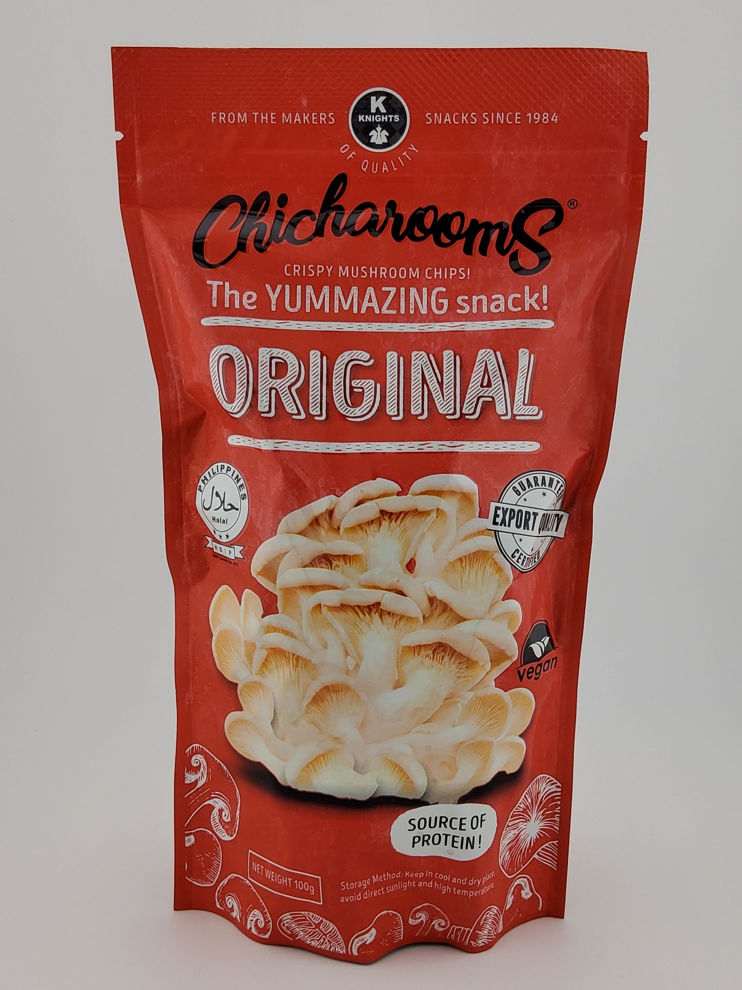 Chicharooms Mushroom Chips Reg