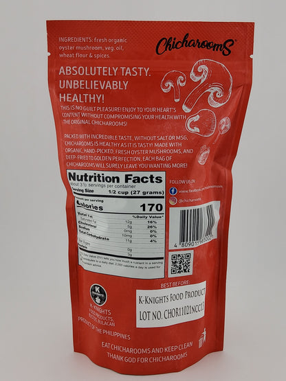 Chicharooms Mushroom Chips Reg