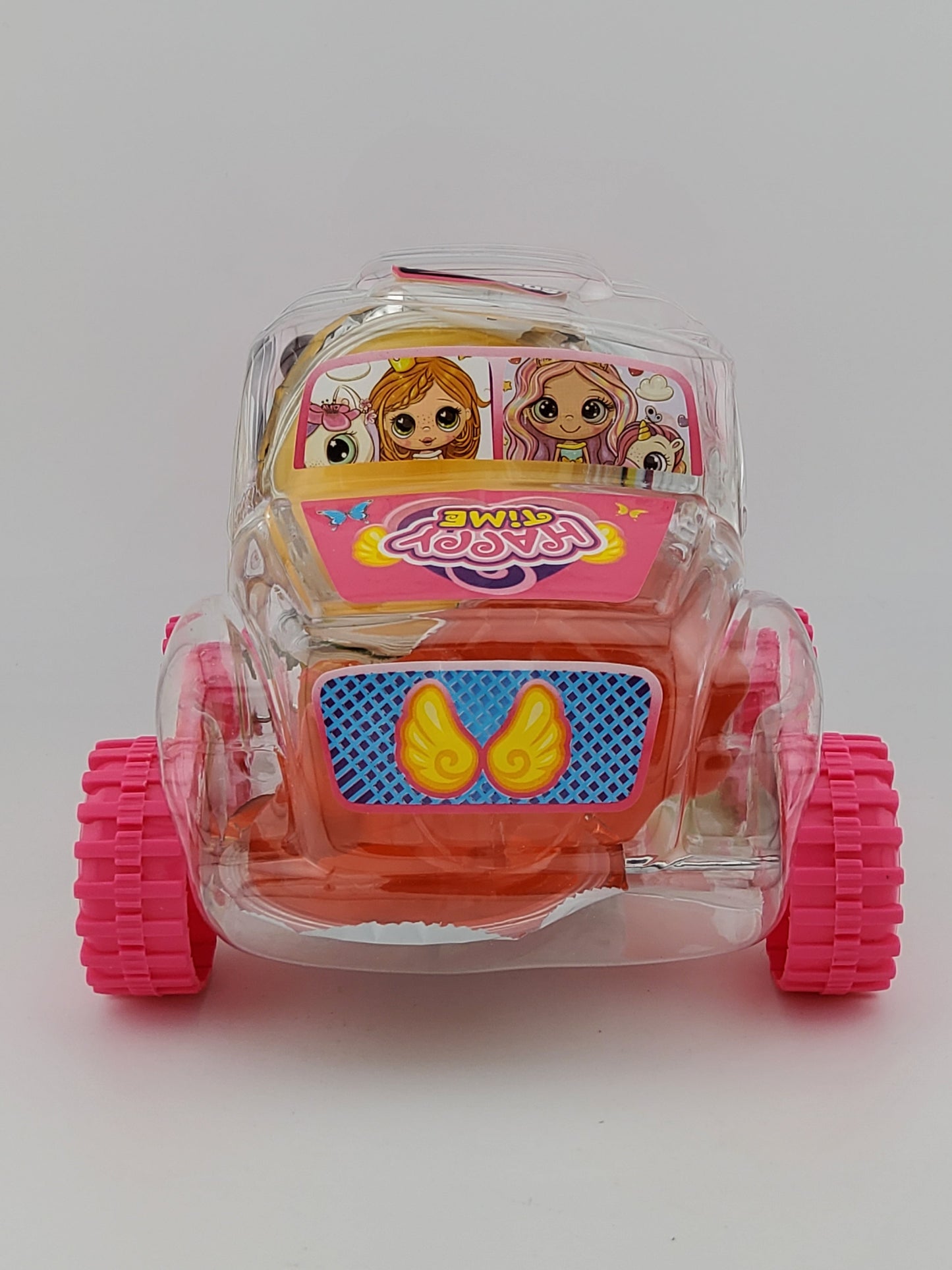Twin Rabbit Fruit Jelly Assorted Mini Pink Car 248 g