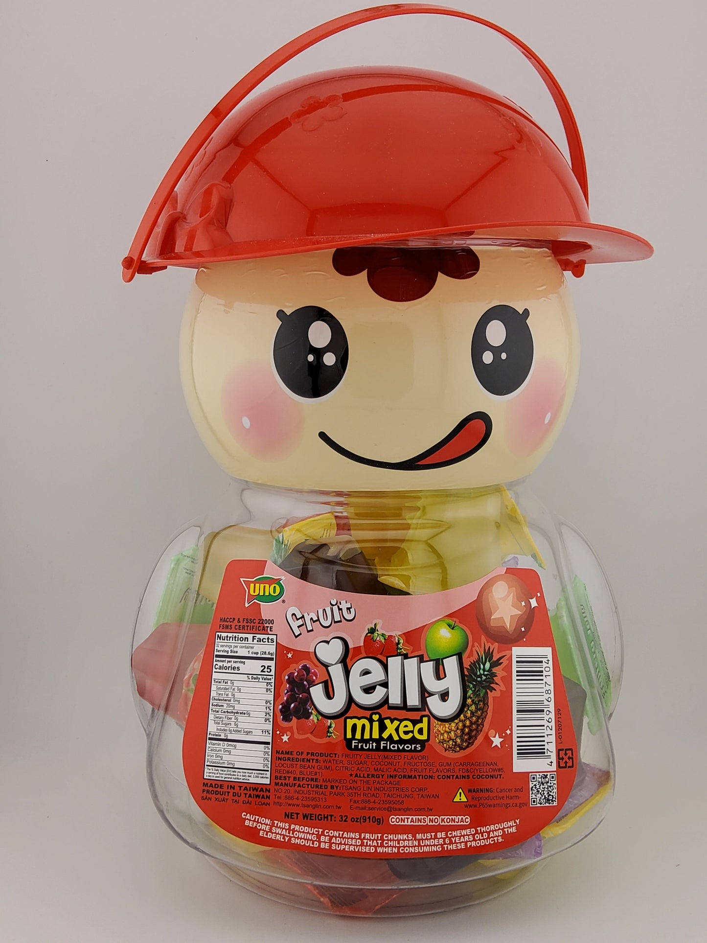 Uno Fruit Jelly Mixed 910 g