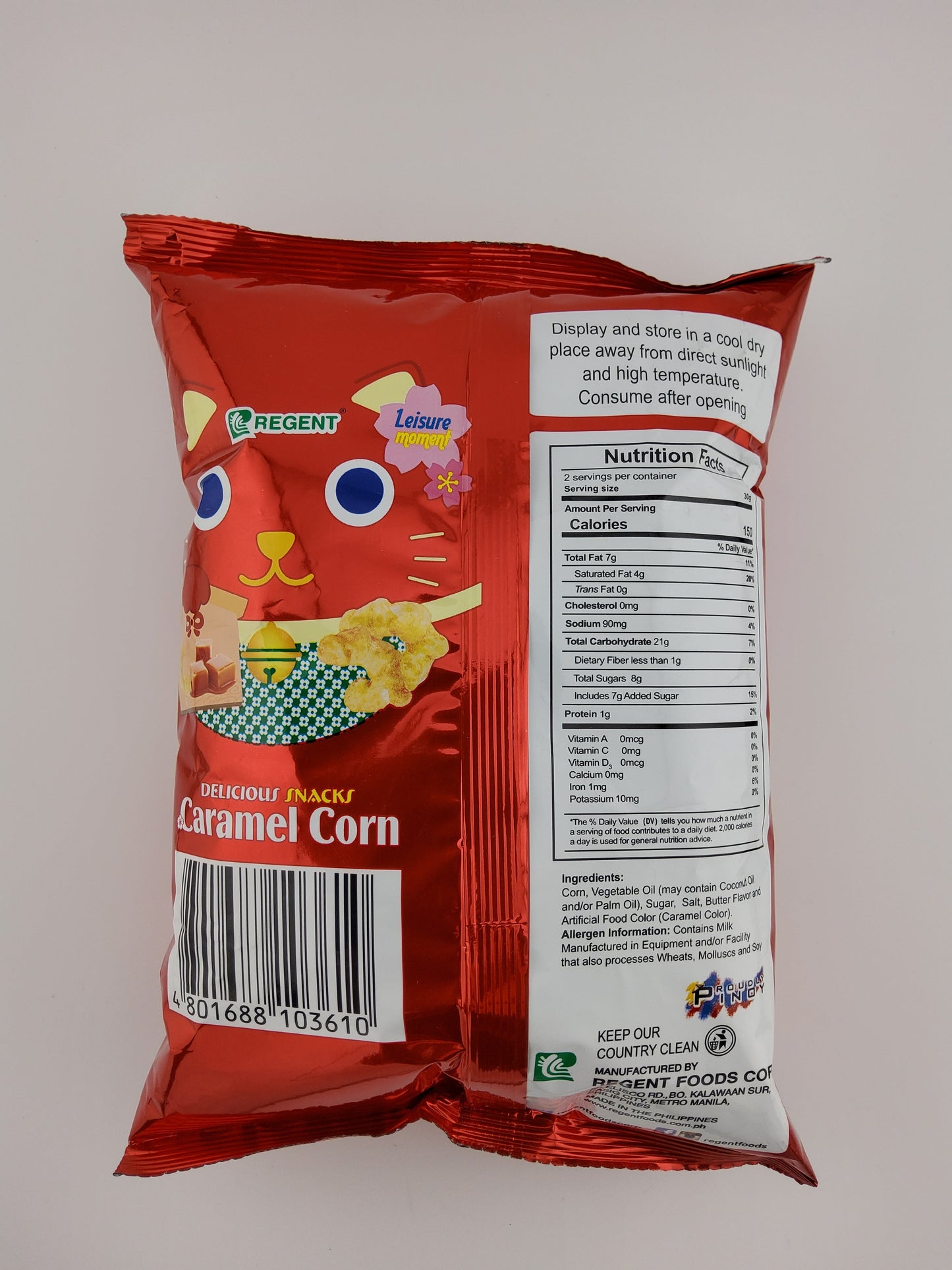 Regent Caramel Corn 60 g