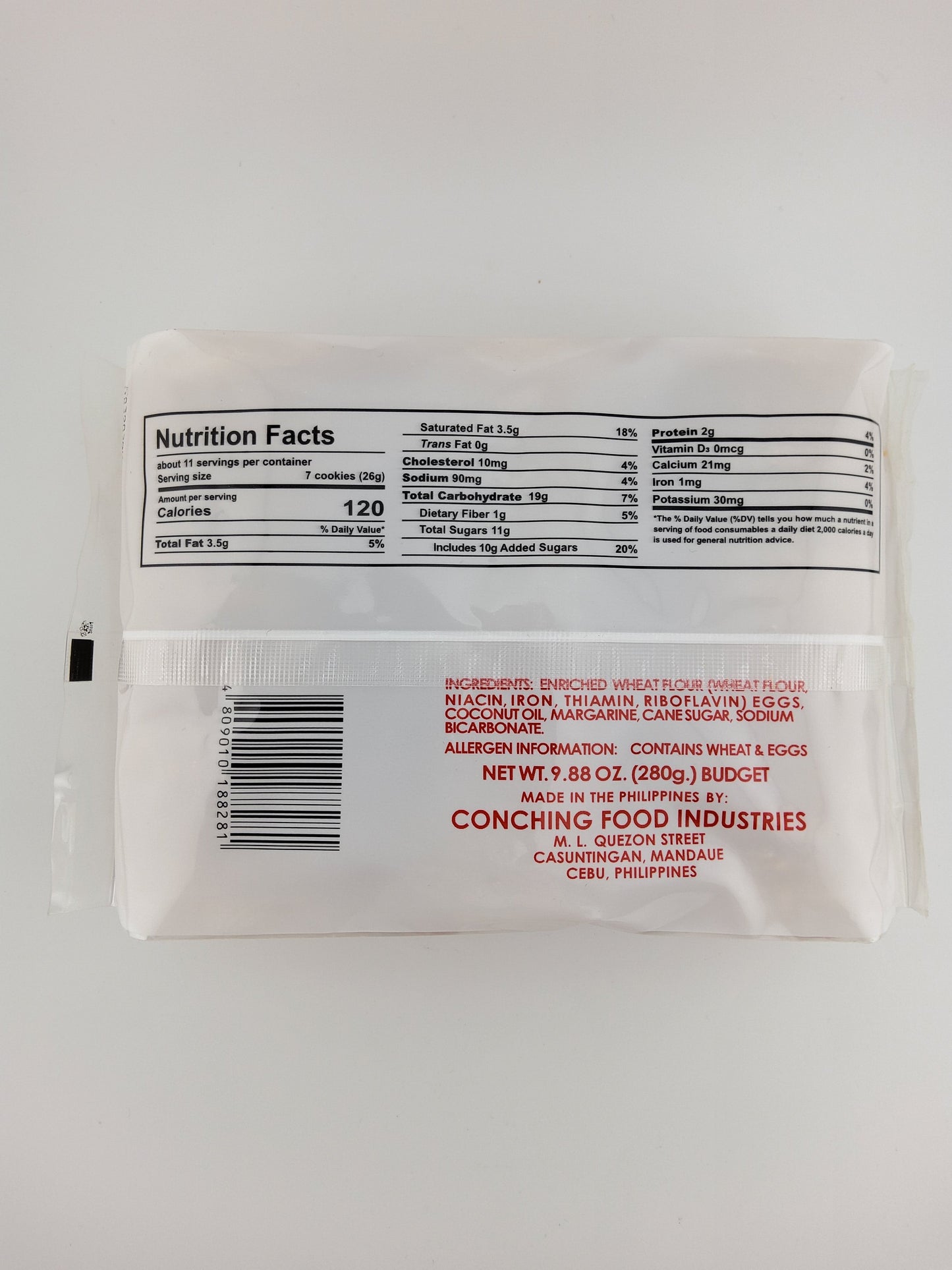 Conching Rosquillos 280 g | 9.88 oz