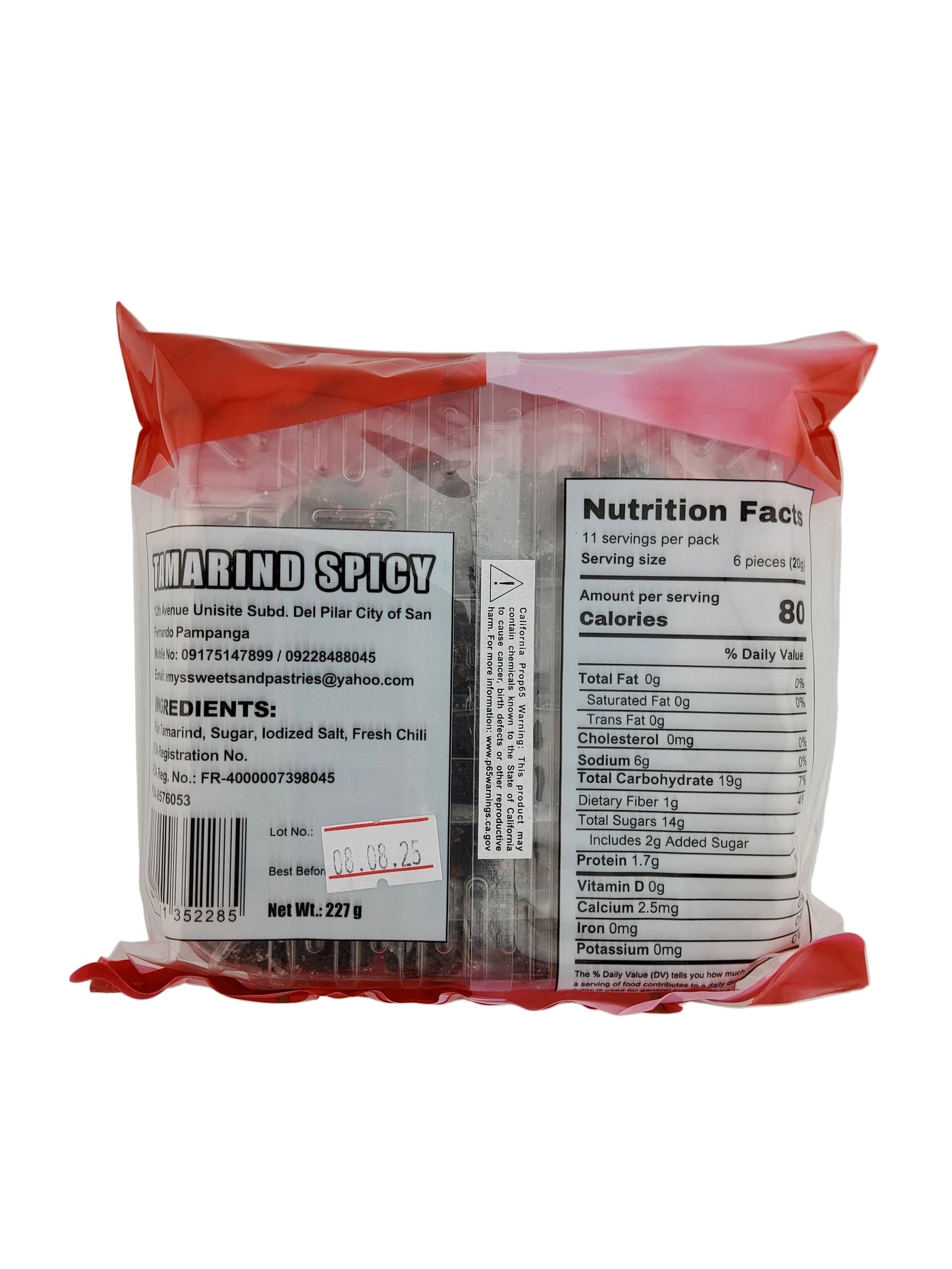 Emy's Tamarind Candy Spicy 227 g