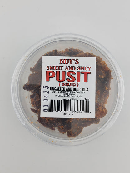NDY's Pusit (Squid) Sweet & Spicy 3 oz