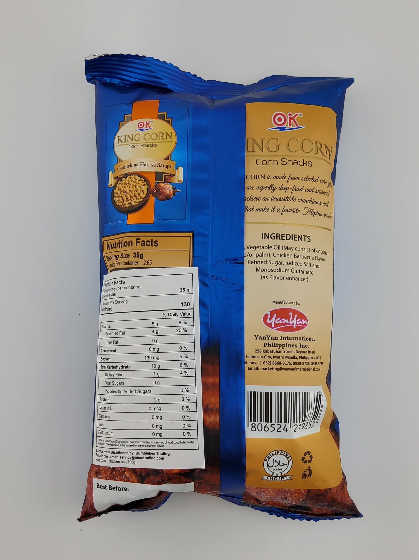 OK King Corn 100g Chicken BBQ