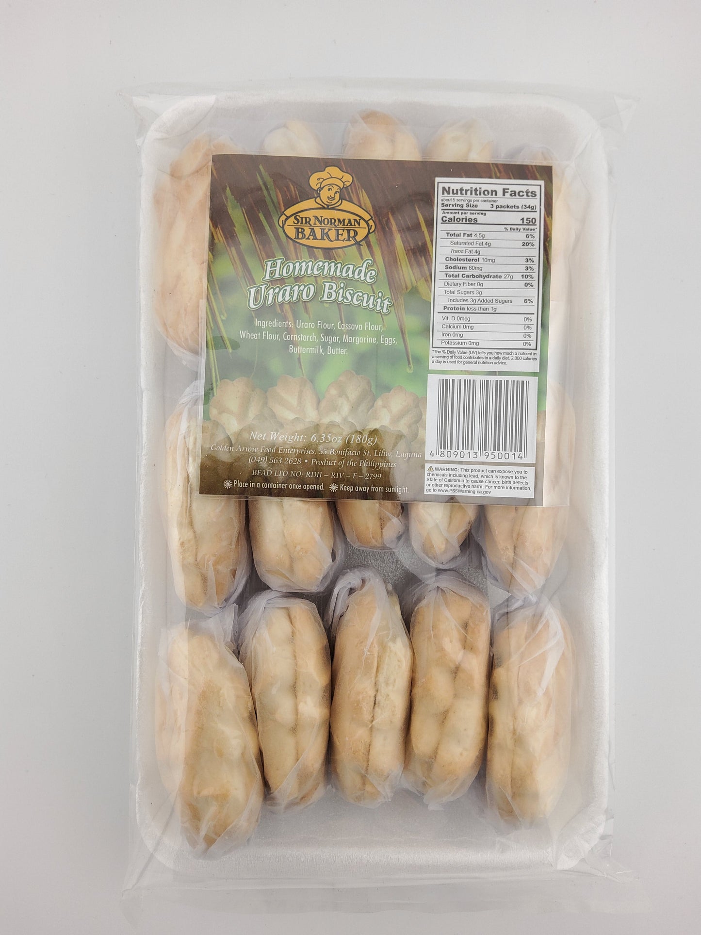Sir Norman Uraro Biscuit 6.7oz