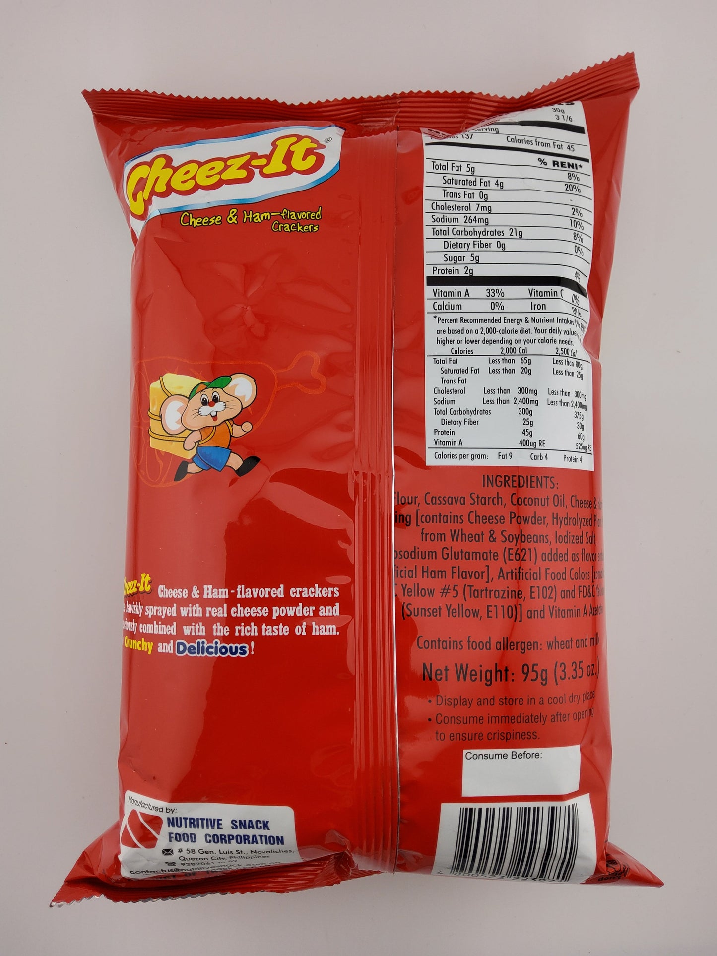 Nutri Snack Cheez-It Cheese&Ha