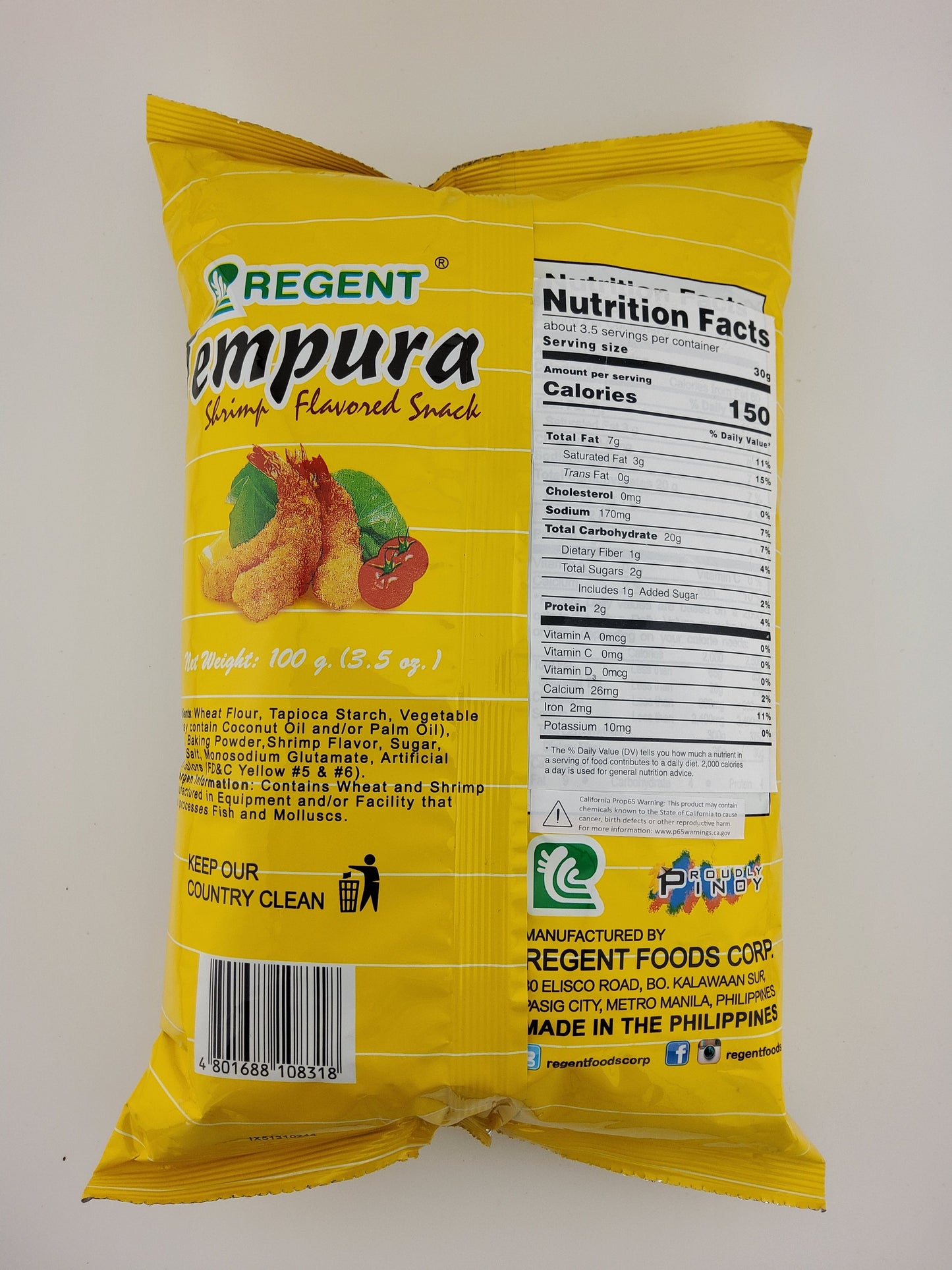 Regent Tempura Shrimp 3.5 oz