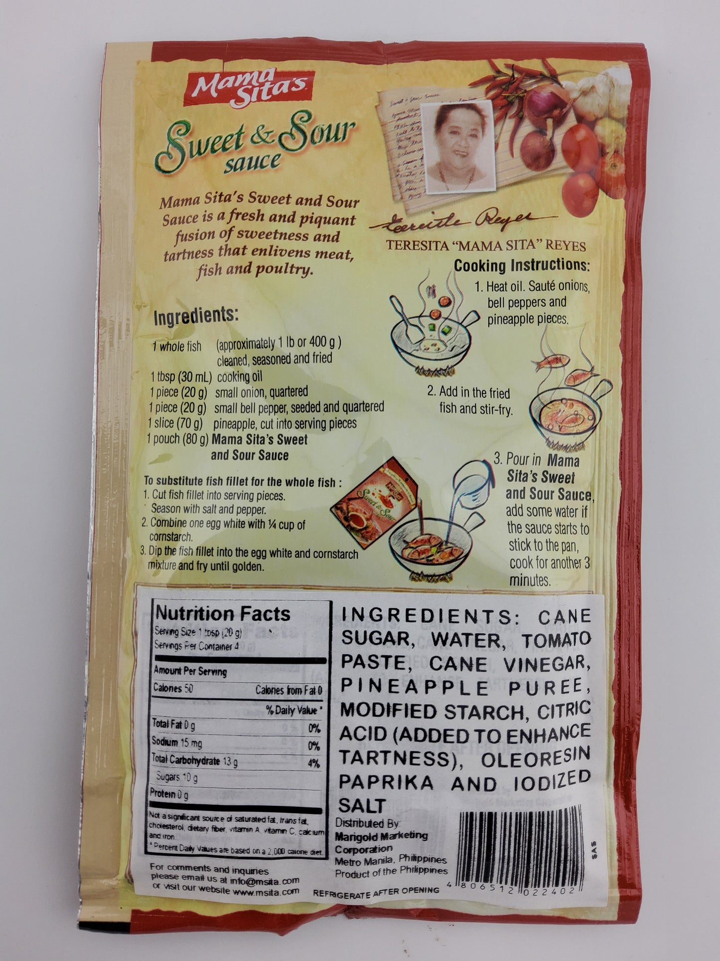 Mama Sita's Sweet & Sour Sauce 2.82 oz
