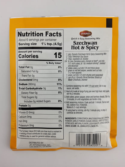 Dynasty Szechwan Hot & Spicy Mix 28.3 g