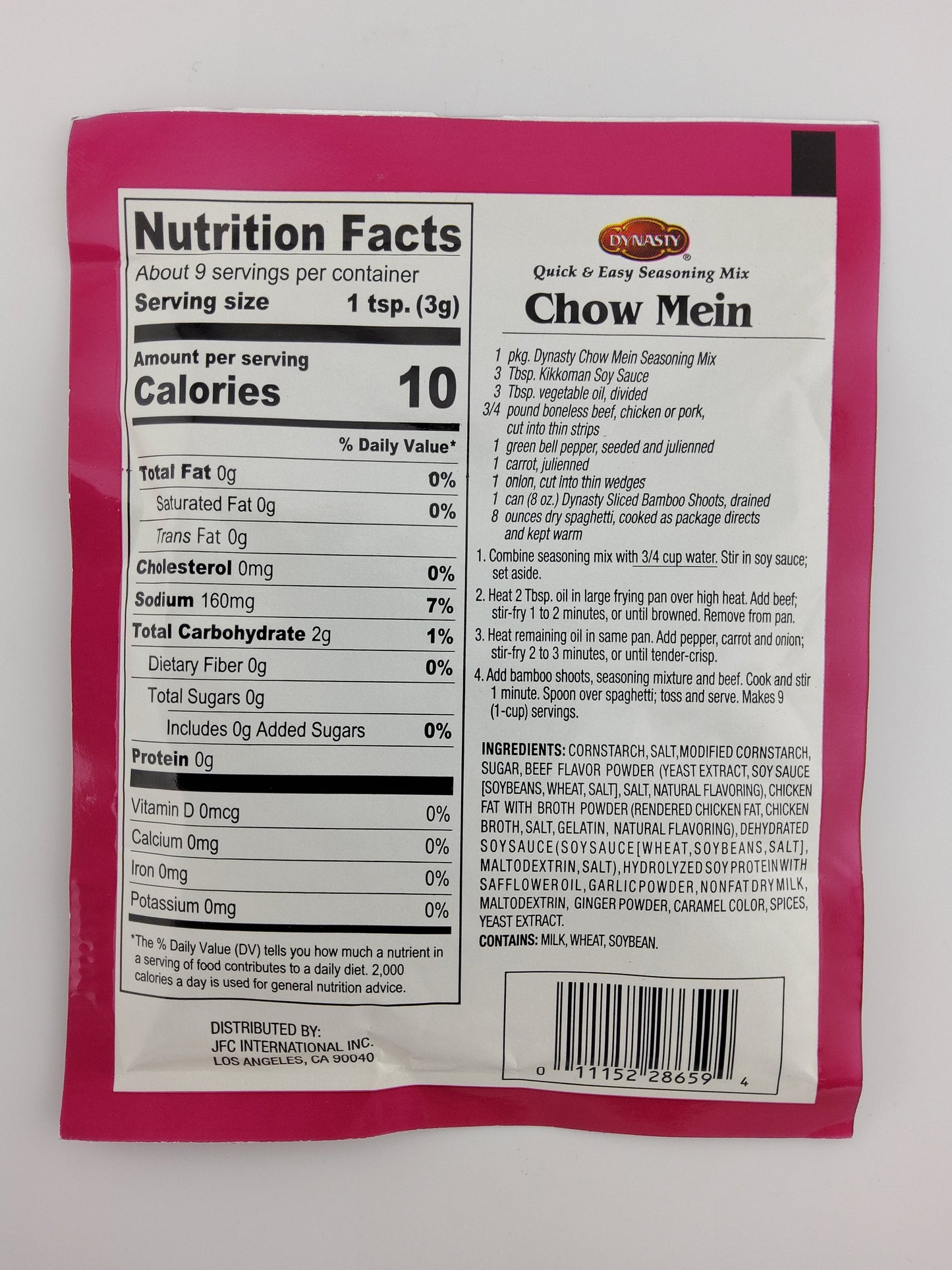 Dynasty Chow Mein Mix 28.3 g