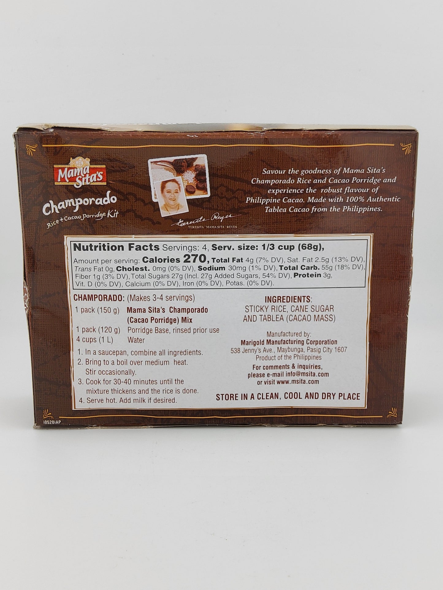 Mama Sita's Champorado Mix 9.52 oz