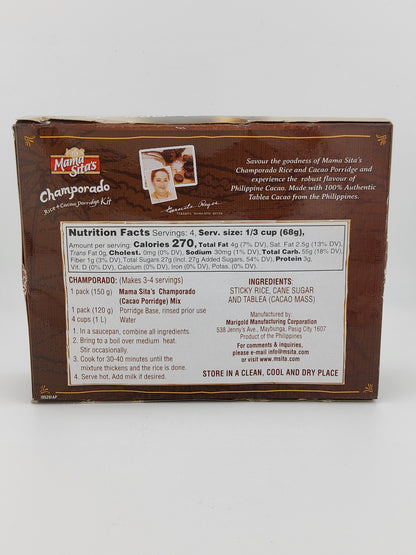 Mama Sita's Champorado Mix 9.52 oz