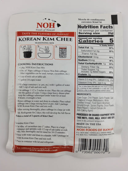 NOH Korean Kim Chee Mix 32 g