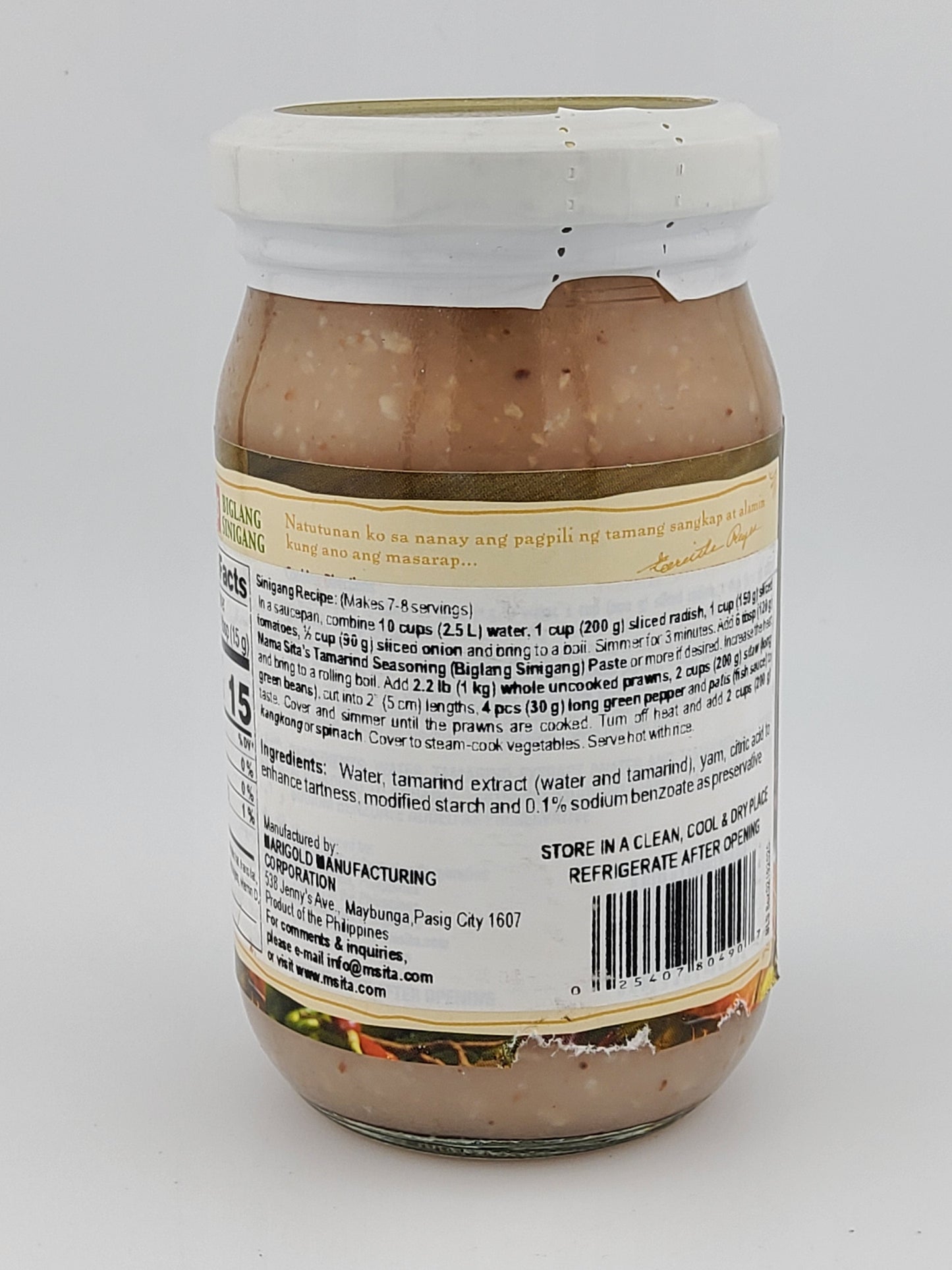 Mama Sita Tamarind Seasoning Paste 227 g